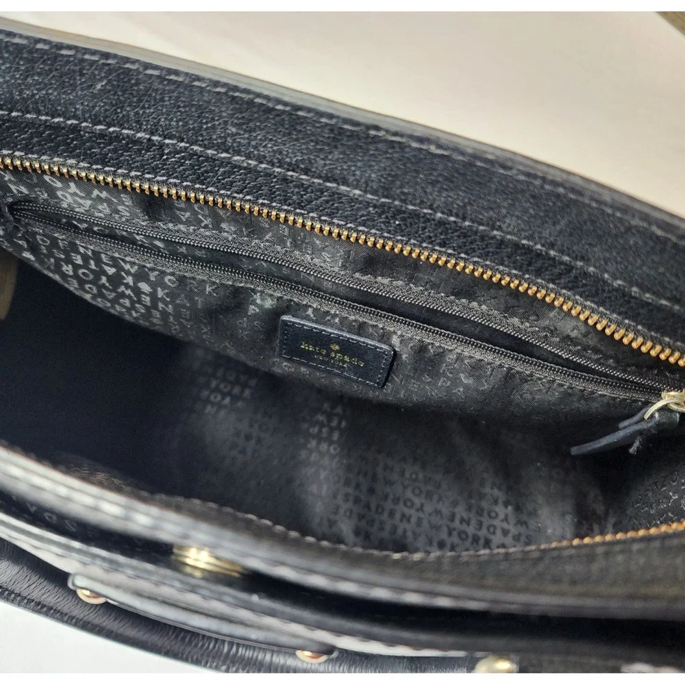 Kate Spade New York Black Satchel Purse - Picture 8 of 11